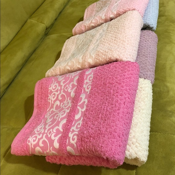 Luxury Cotton Embroidered Turkish Hand Towel - Picture 3 of 6